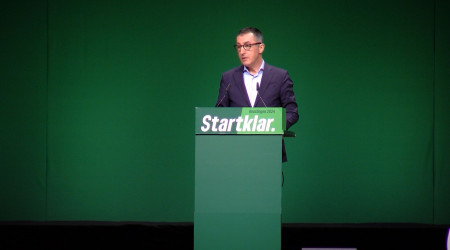 Cem &Ouml;zdemir auf dem Landesparteitag (Quelle: BWeins)