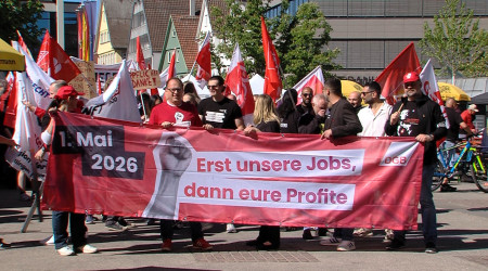 1. Mai Kundgebung zum Tag der Arbeit (Quelle: BWeins)