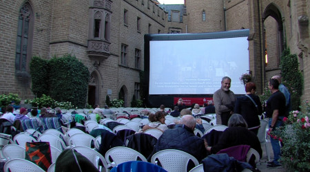 Open Air Kino auf der Burg Hohenzollern (Quelle: BWeins)