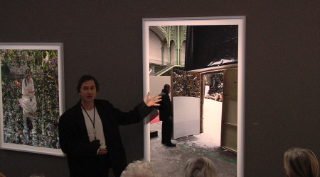 Lars Eidinger zeigt seine Ausstellung (Quelle: BWeins)