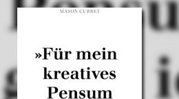 Musenküsse. »Für mein kreatives Pensum gehe ich unter die Dusche.«: Die täglichen Rituale berühmter Künstler